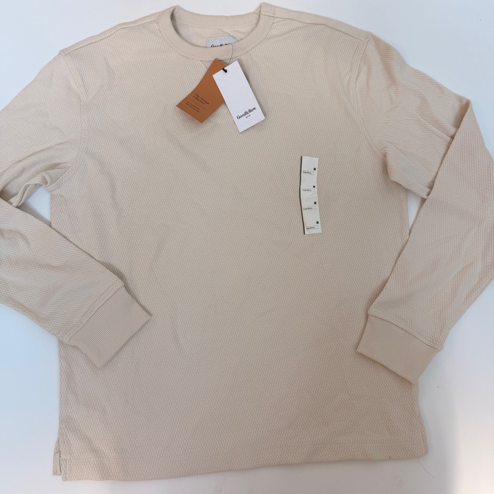 Goodfellow & Co Mens Vintage Collection Long Sleeve Textured Shirt  M